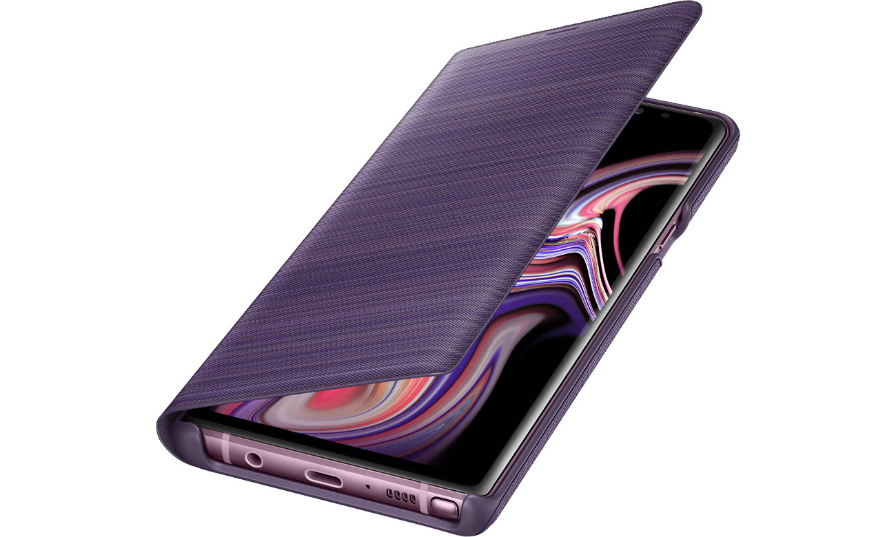 Samsung LED View Cover Do Note 9 Fioletowe Etui I Obudowy Na